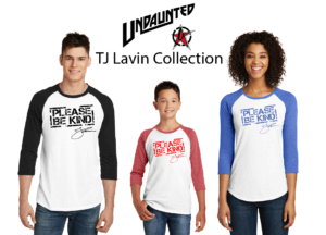 TJ Lavin's - Please Be Kind YOUTH Raglan