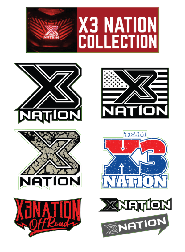 X3 Nation Sticker Pack