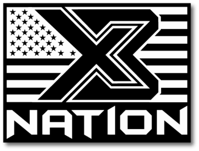 X3 Nation Flag Sticker