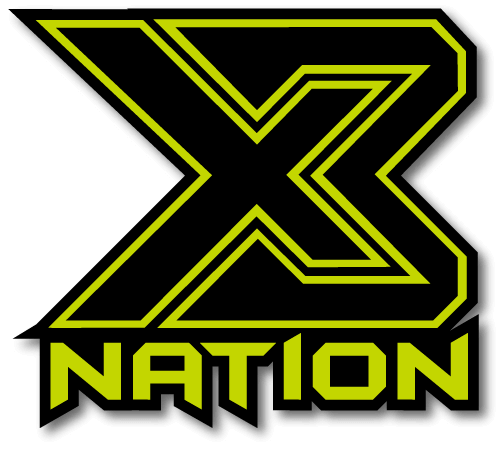 X3 Nation Stacked Sticker