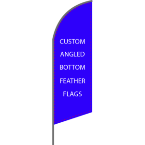 Angled Bottom Feather Flag