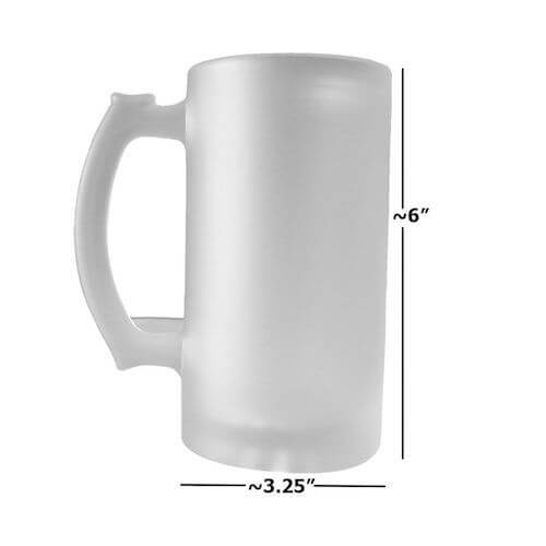 frosted beer stein
