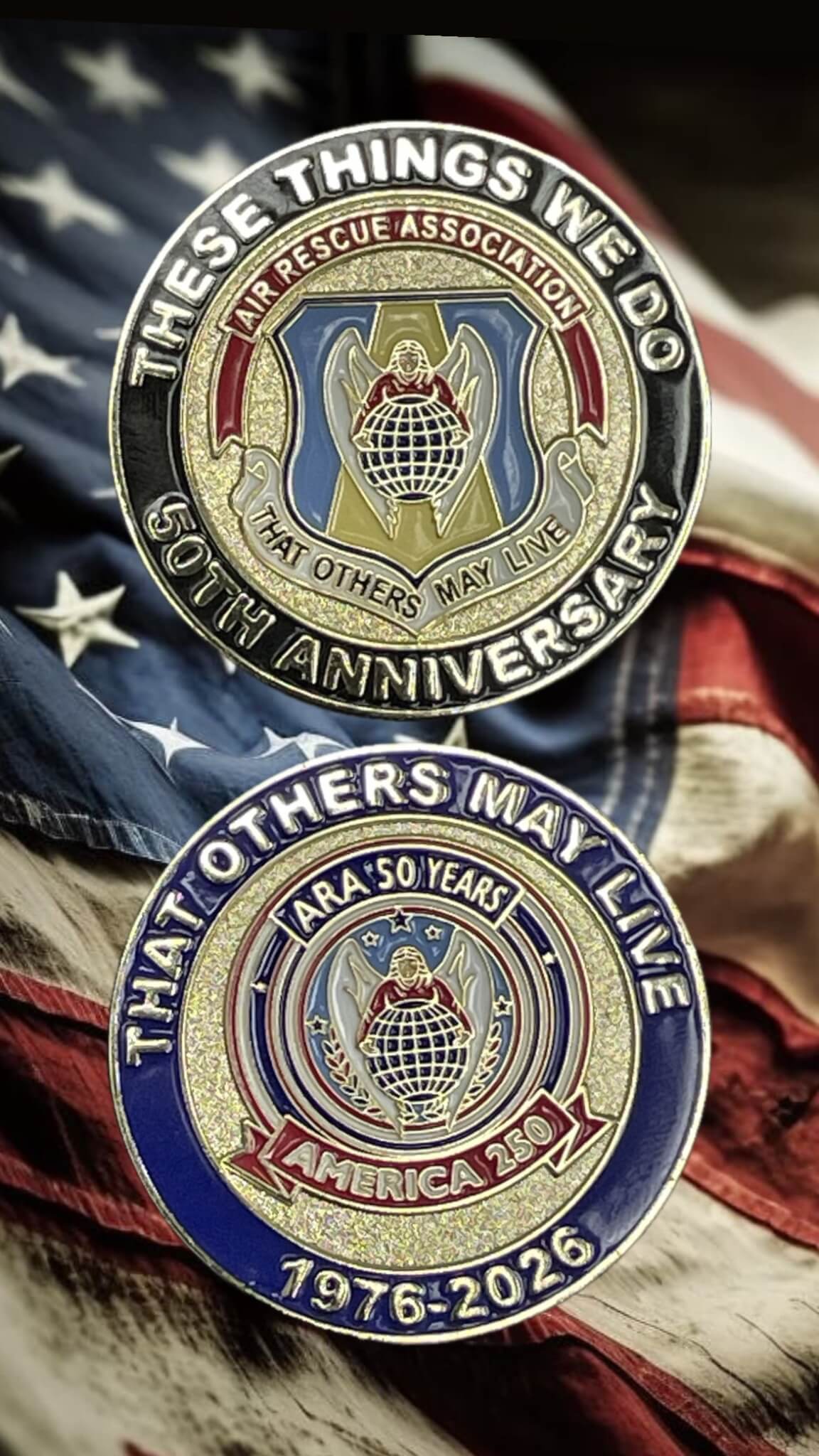 ARA 50th Challenge Coin 2PK